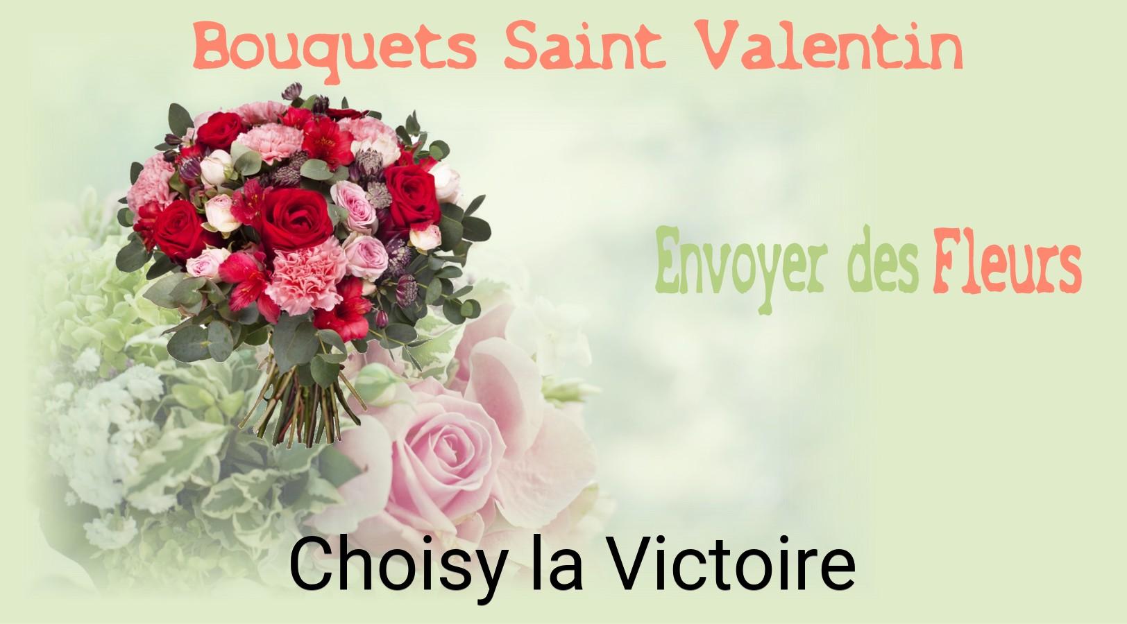 Roses de Saint-Valentin livrées à Choisy-la-Victoire